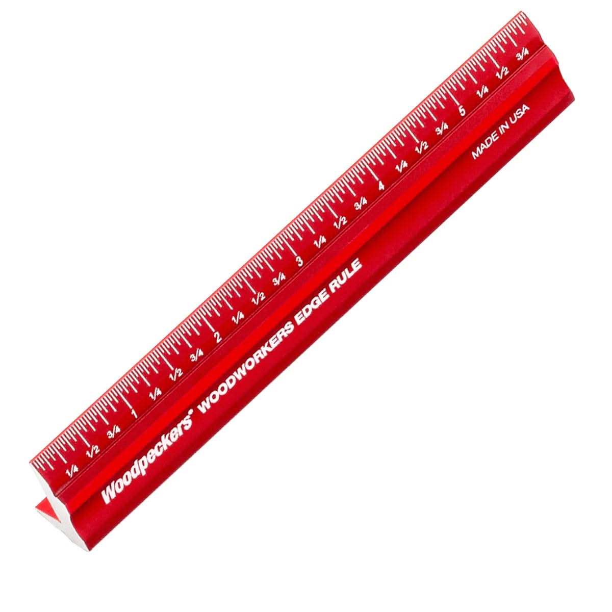 Woodpeckers 6 in. Woodworkers Edge Rule with Pica Fine Dry 7070 Longlife Automatic Pencil and Graphite Lead H SB, 0.9