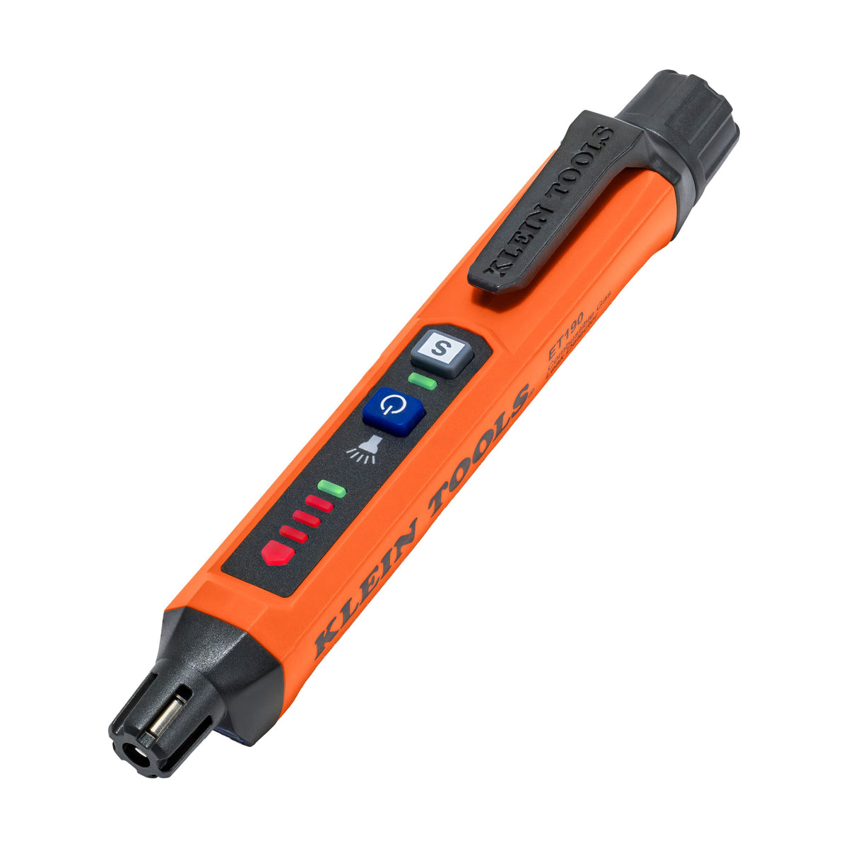 Klein Tools ET190 compact combustible gas leak detector with pen clip