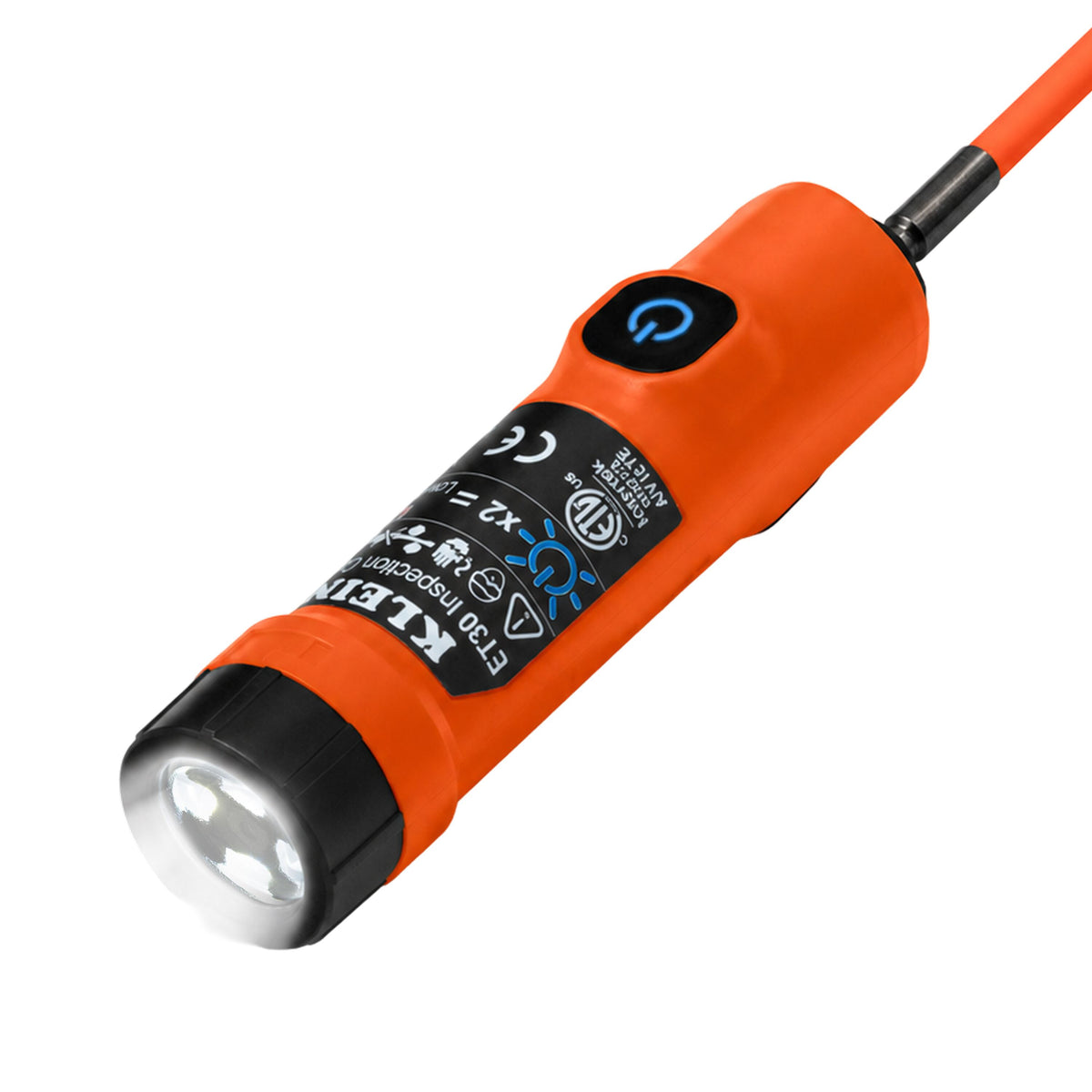 Klein Tools Compact Wireless Inspection Camera (ET30) compact Wi-Fi inspection camera head with LED lights