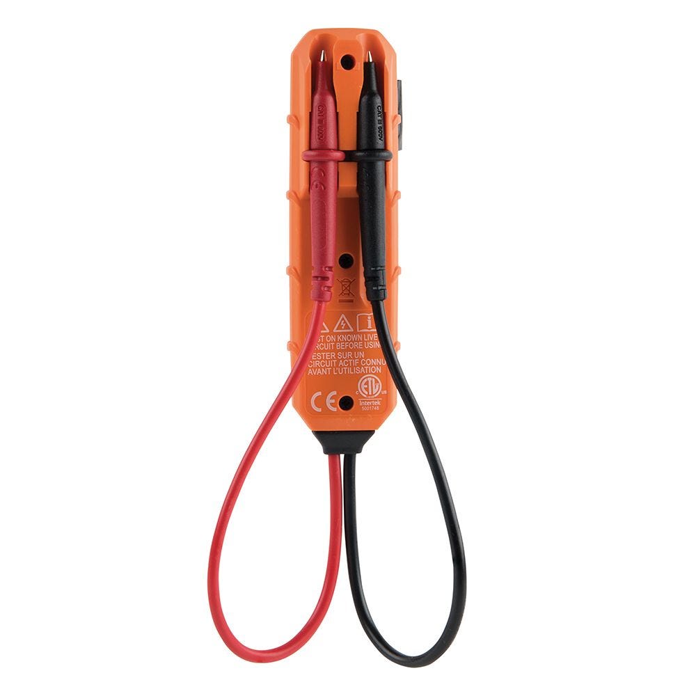 Klein NCVT3PKIT Dual Range NCVT and AC/DC Voltage Tester Electrical Test Kit
