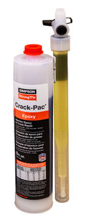 Simpson Strong-Tie Crack-Pac 9-oz. Single-Cartridge Injection Epoxy (ETIPAC2G10)