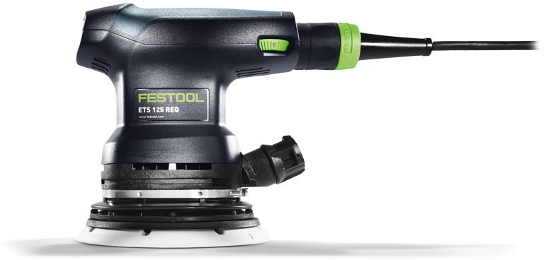 Festool ETS 125 REQ-Plus 125mm (5") Random Orbital Sander Set w/ Granat Abrasive Value Set Systainer