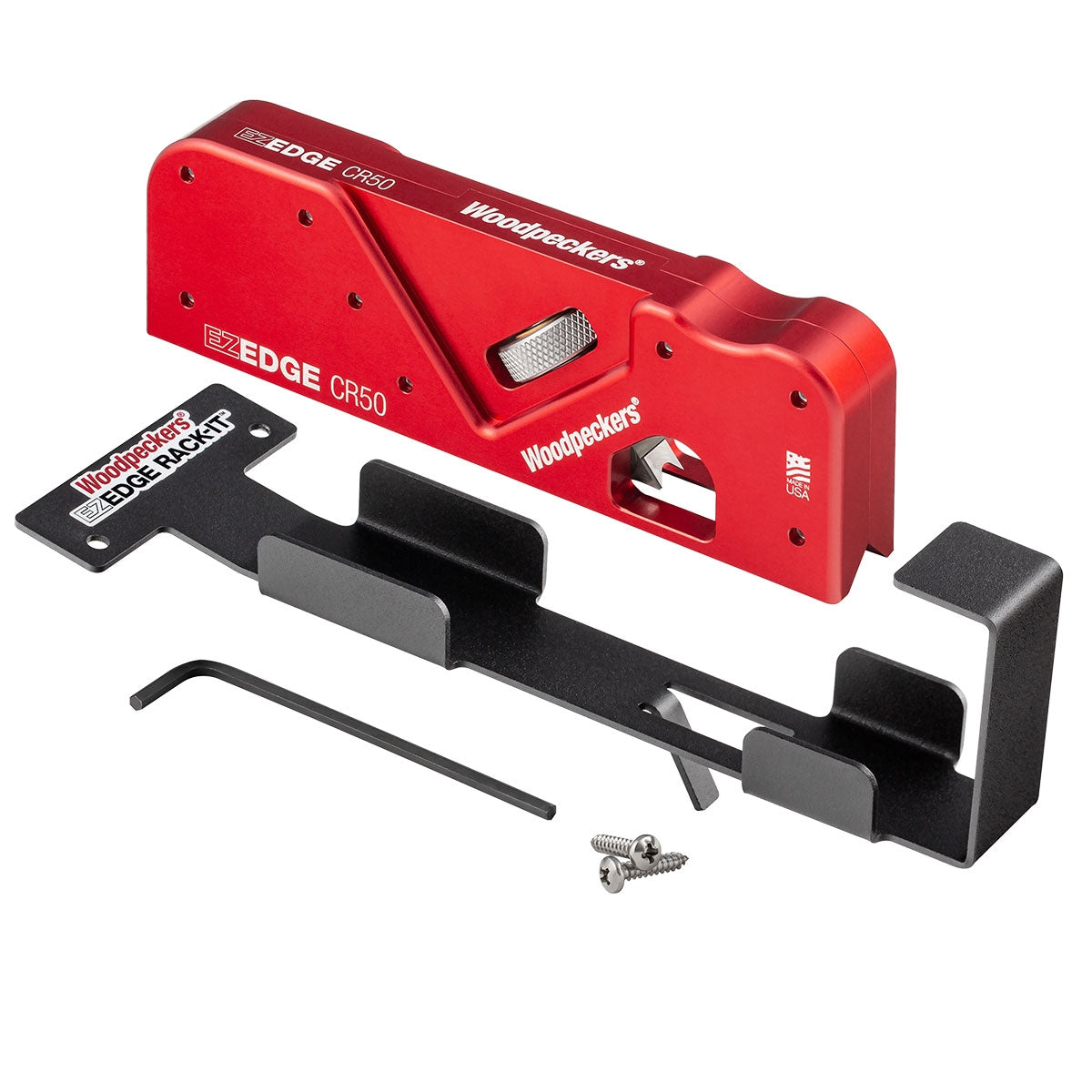 Woodpeckers EZE125-21 EZ Edge Corner Plane, 1/8" Radius Plus Rack-It