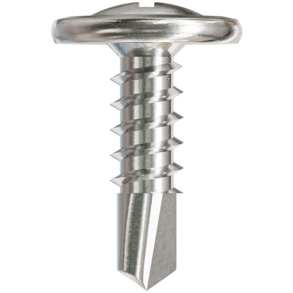 Simpson Strong-Tie F08T056KDM Self-Drilling Wire-Lath Modified Truss-Head Screw,  #8 x 9/16-in. Type 410, 1000-Pack