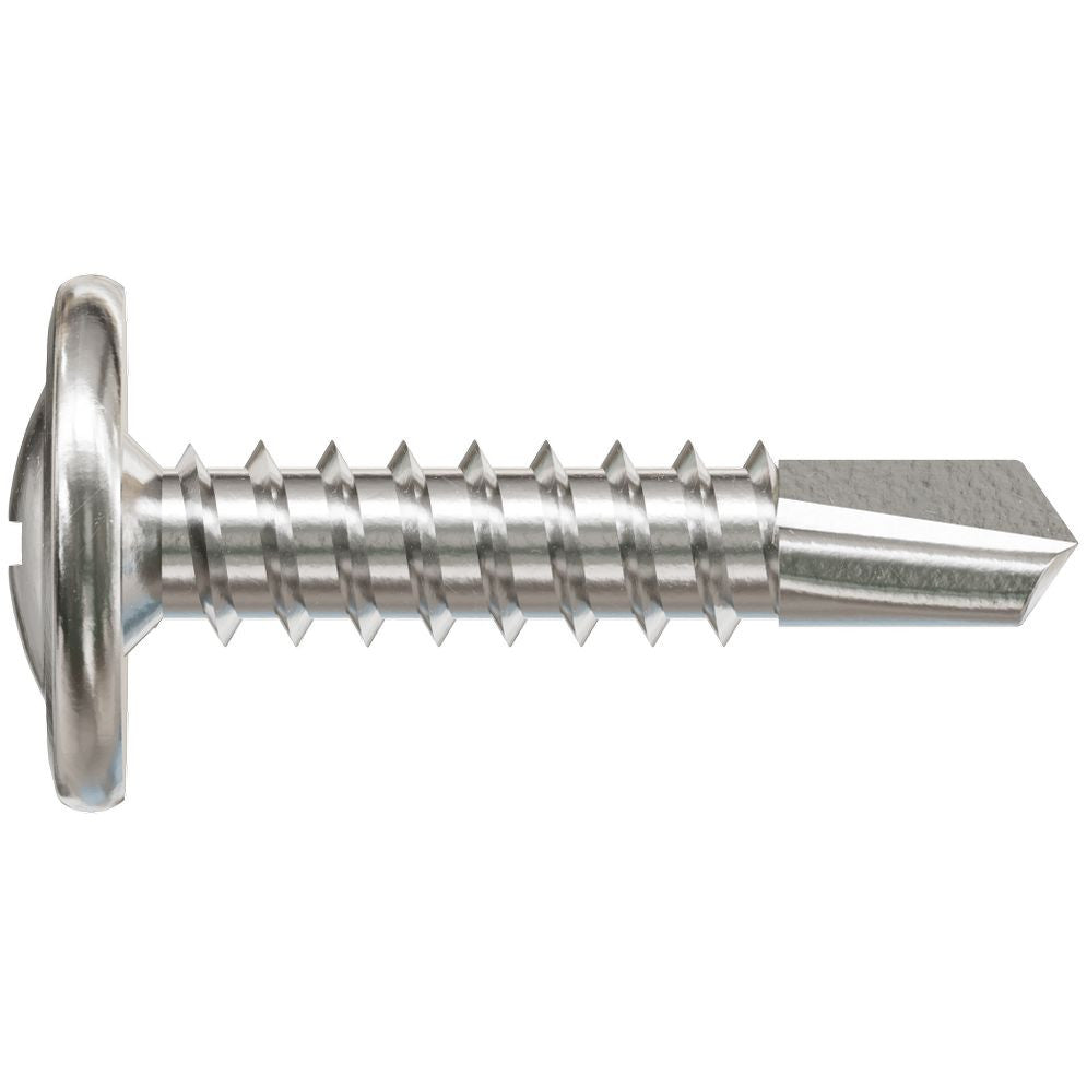 Simpson Strong-Tie F08T075KDM Self-Drilling Wire-Lath Modified Truss-Head Screw,  #8 x 3/4-in. Type 410, 1000-Pack