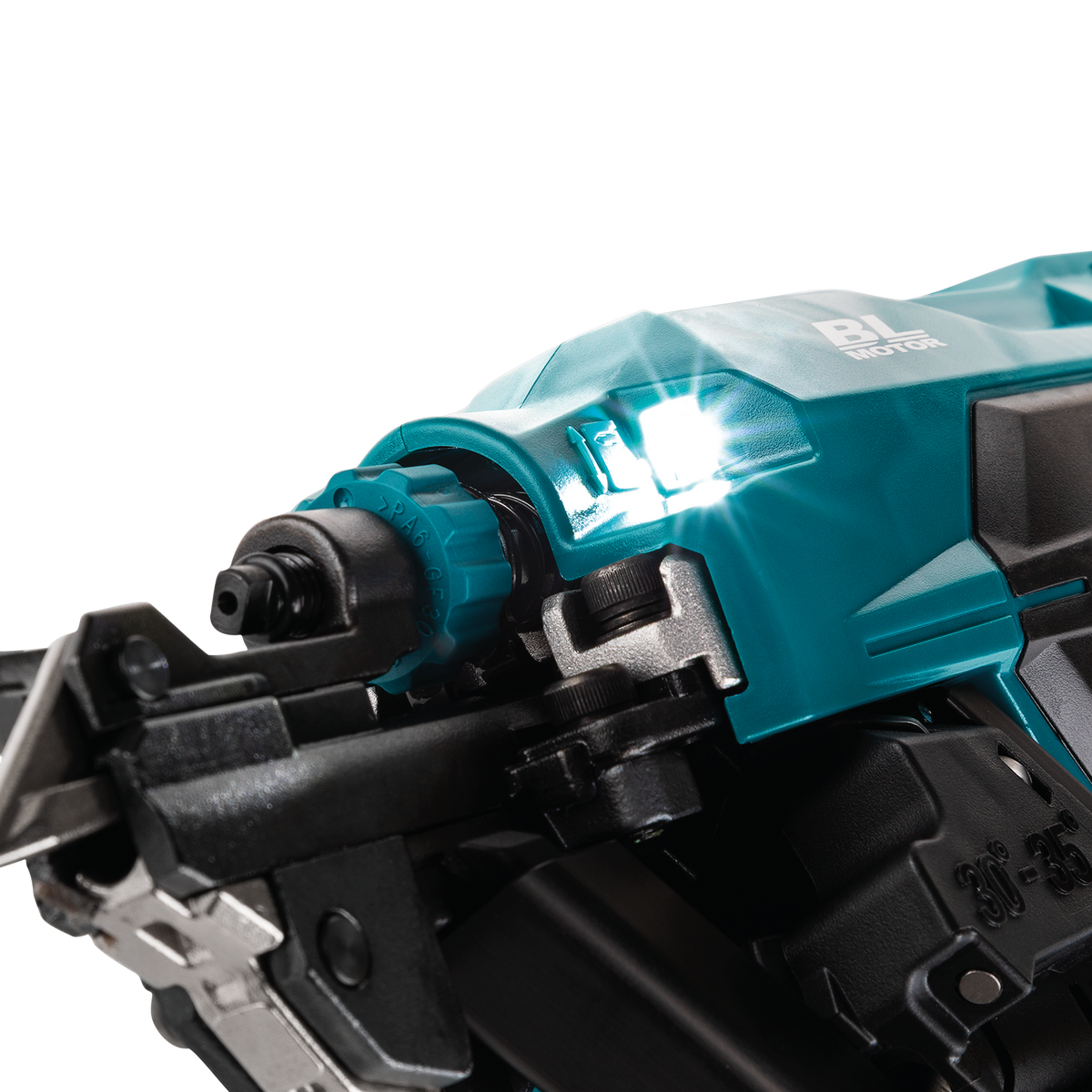 Makita 18V LXT Brushless 2-1/2-in. Positive Placement Metal Connector Nailer (XNB09Z) - feature detail 27