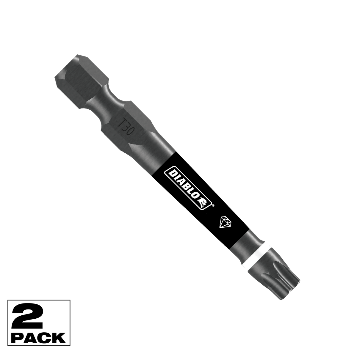Diablo 2 in. Demon Torx T30 Drive Bit (DSDT302P2)