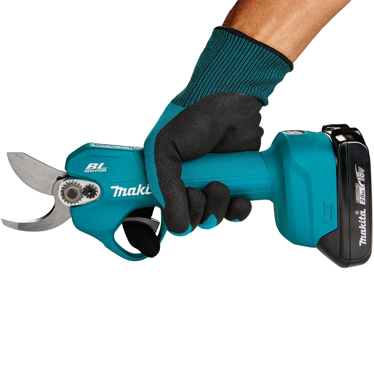 Makita 18V LXT Brushless 1-3/16-in. Cordless Pruning Shear, Tool Only feature detail (XPU01Z)