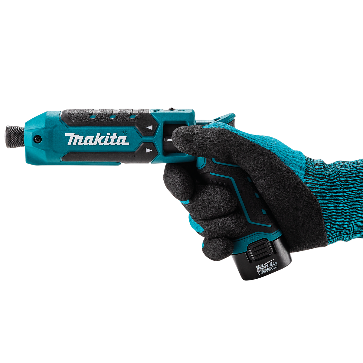 Makita 7.2V Lithium-Ion Cordless 1/4-in. Hex Pen Impact Driver, 1.5Ah Kit feature detail (TD023DSE)
