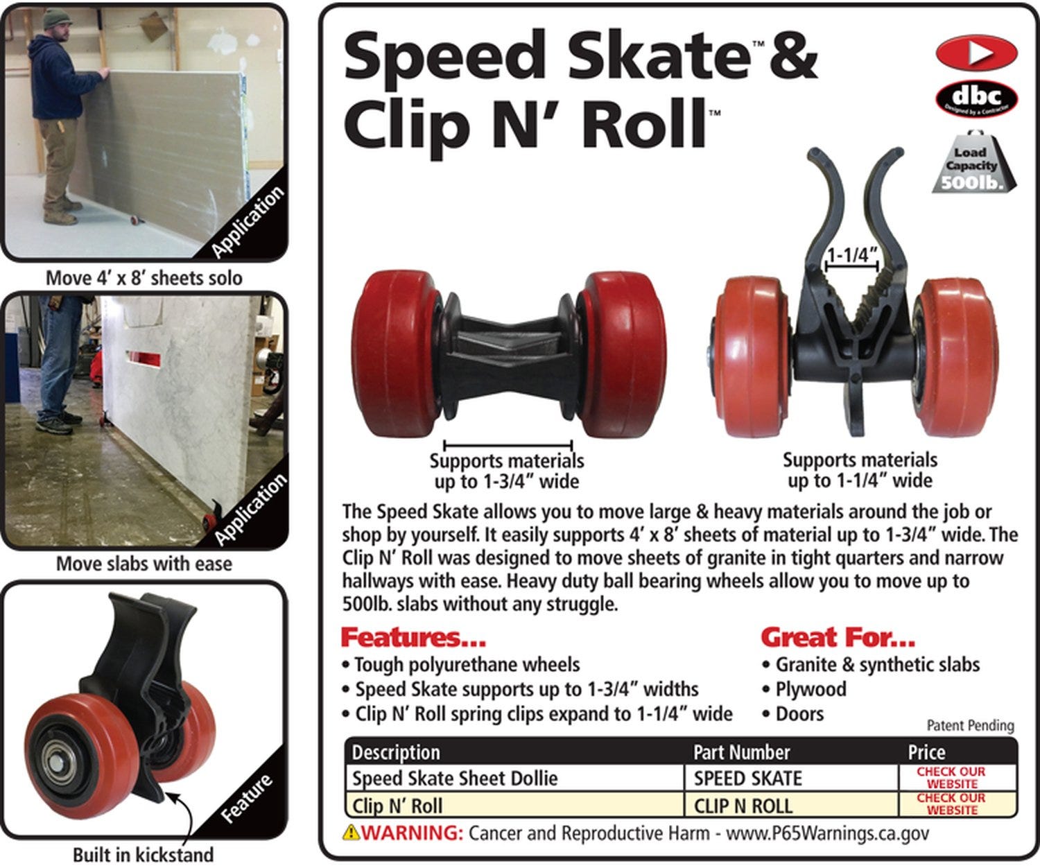 Fastcap Clip-N-Roll Dolly