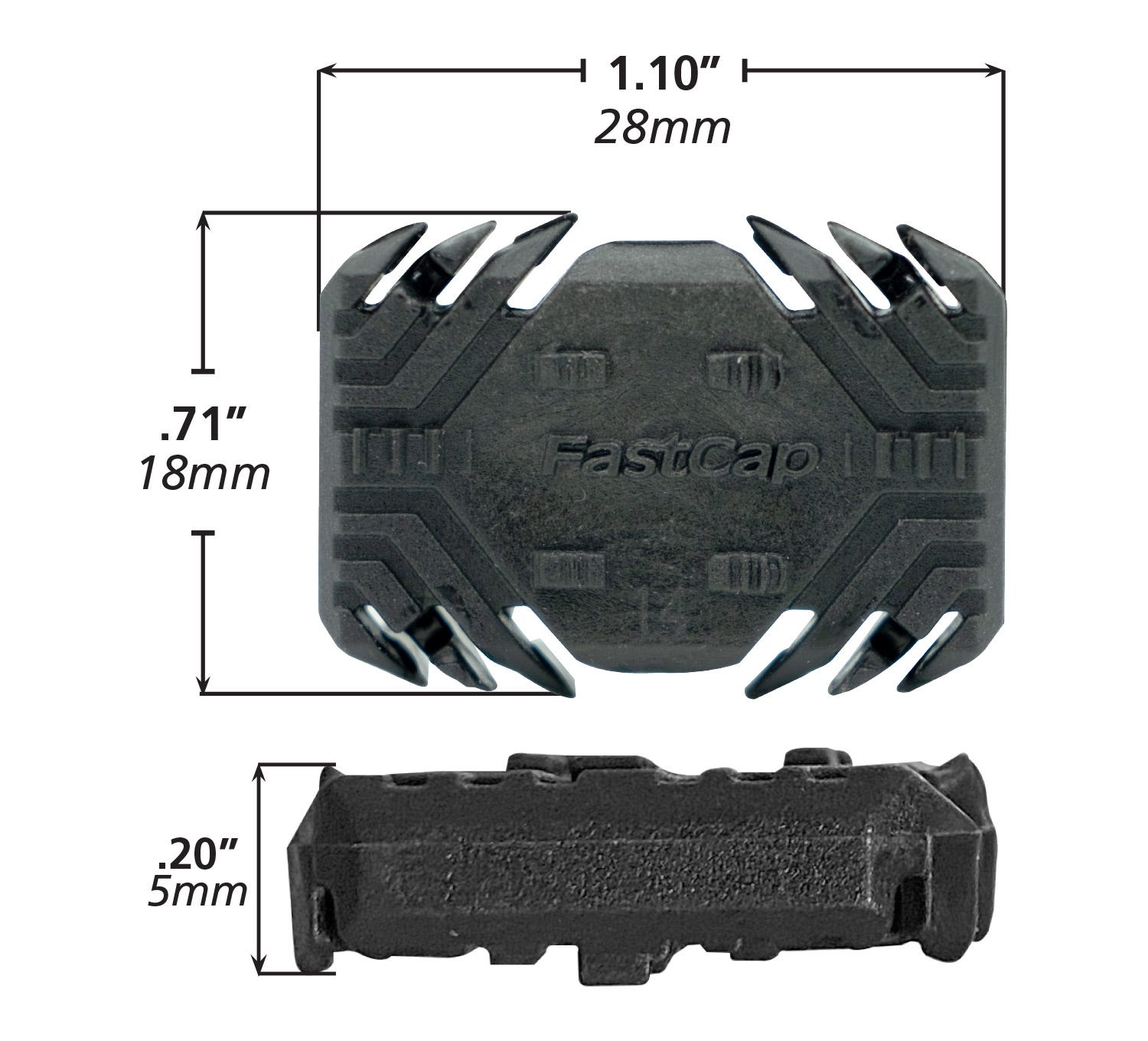 Fastcap 6mm x 38mm Fastenon for Festool DOMINO, 100-Pack