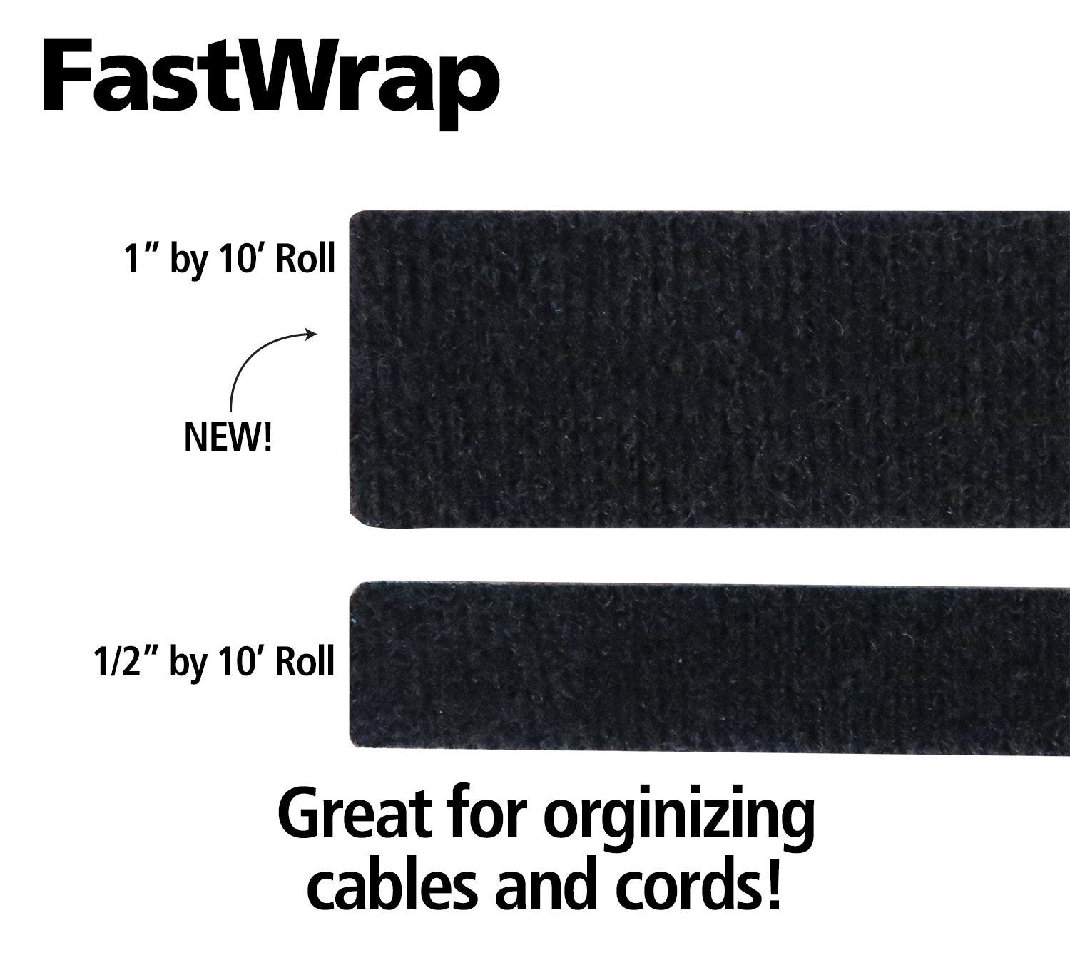 Fastcap Holey Wrap Velcro 1/2-in.X10-ft.