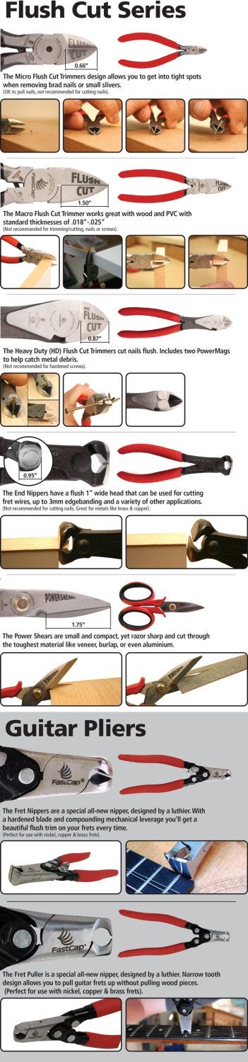 Fastcap HD Flush Cut Trimmer Pliers