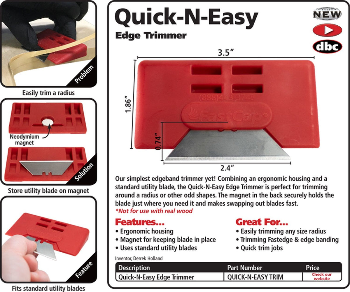 Fastcap Trim Fastcap Quad Edge Banding Trimmer - Carbon – Tool Nut