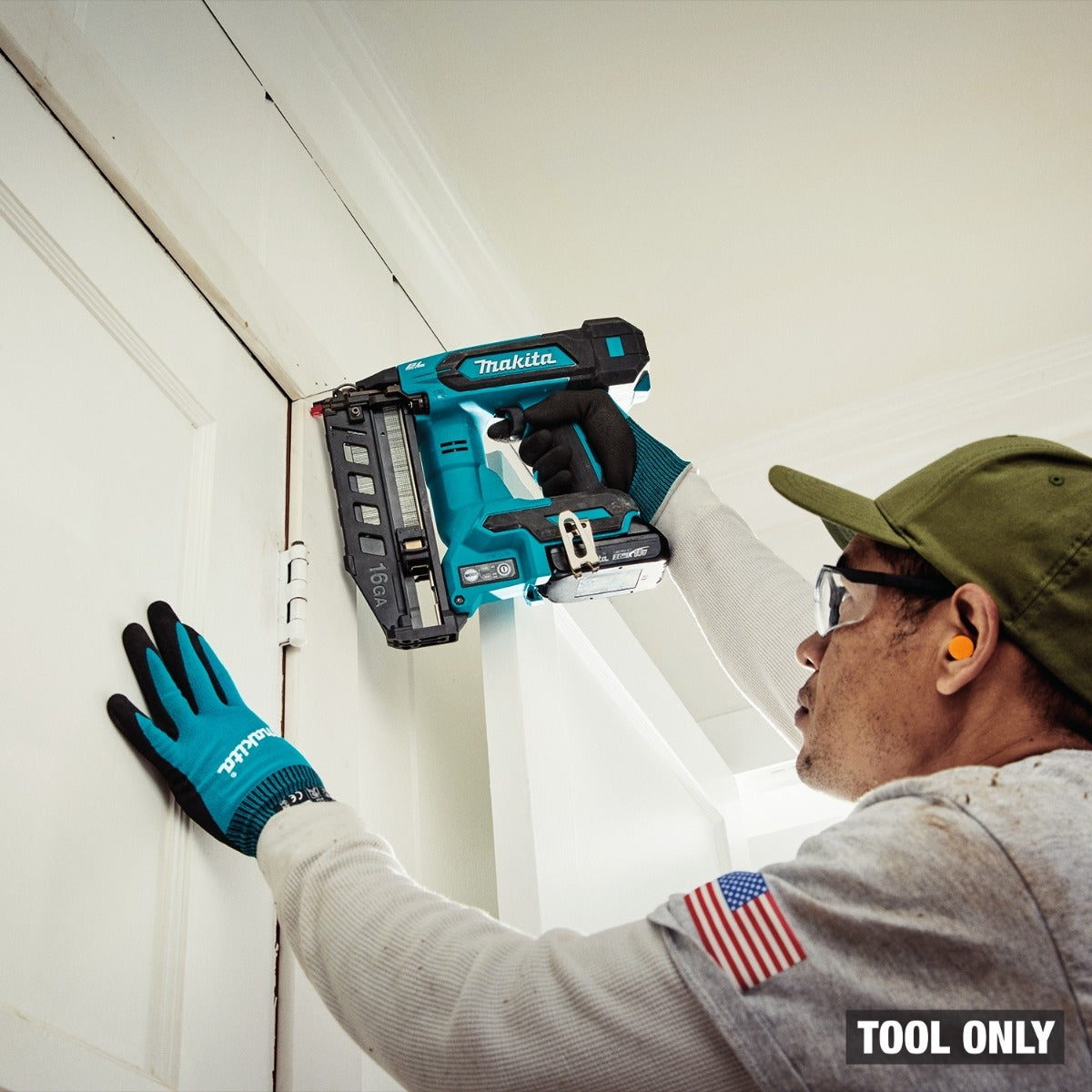 Makita XNB05Z 18V LXT Brushless Cordless 2-1/2-in. Straight 16-Gauge Finish Nailer, Tool Only