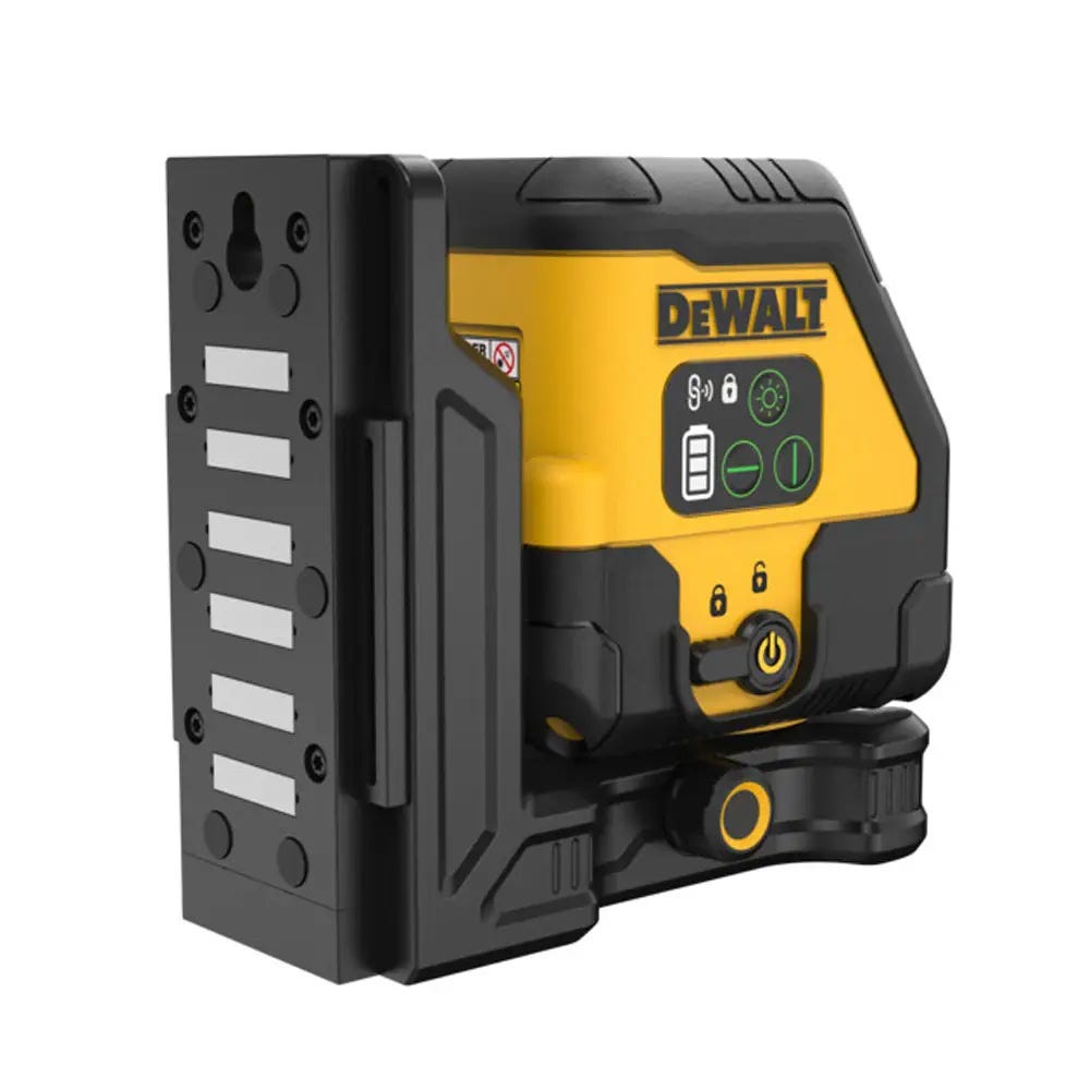 DeWalt DCLE14201G USB Rechargeable Green Cross Line Laser Kit