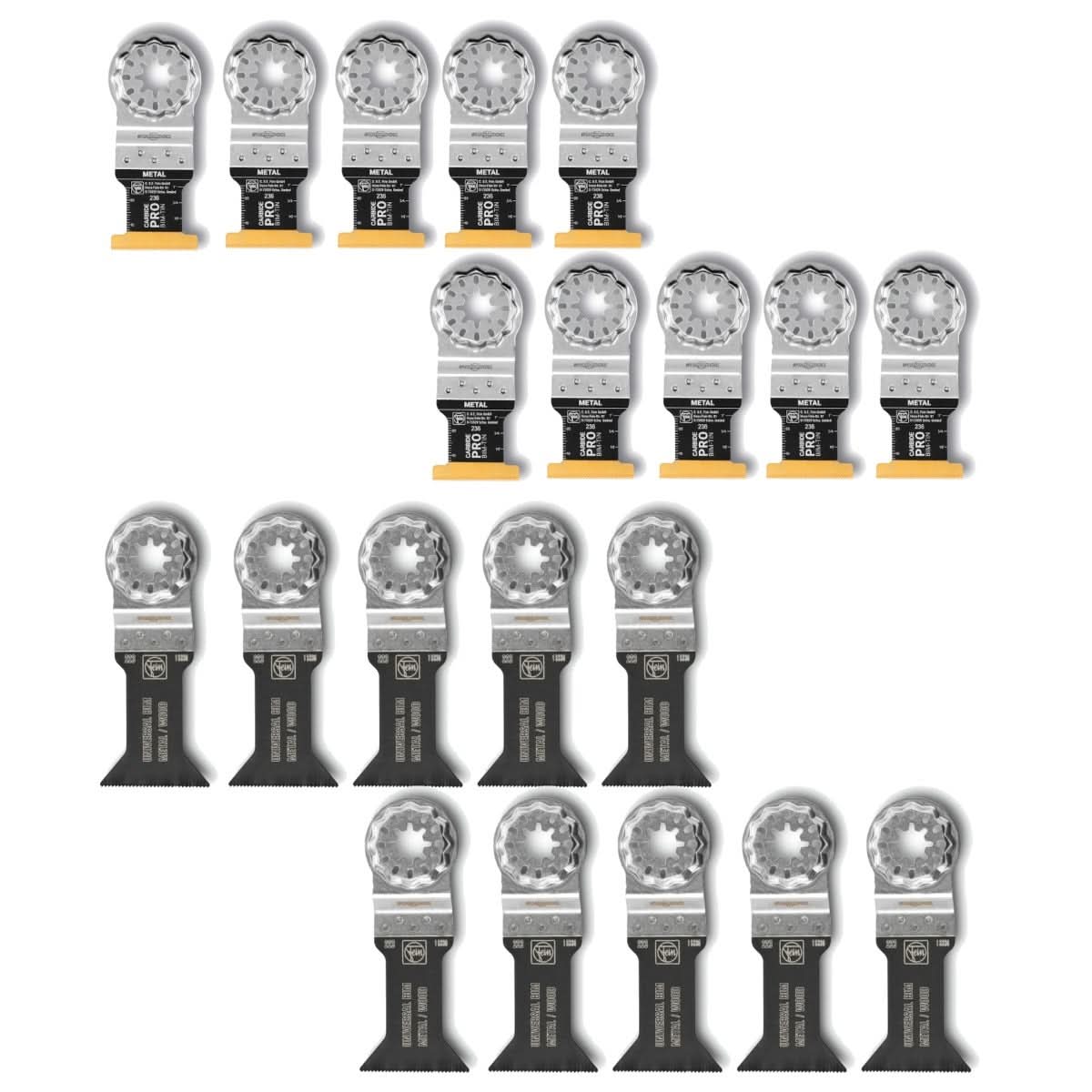 Fein 20 Piece. Starlock E-Cut Carbide Pro & Universal Blade Set
