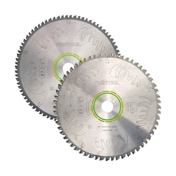 Festool KS 120 REB Kapex Sliding Compound Miter Saw with Universal & Fine Tooth Kapex Blade Set
