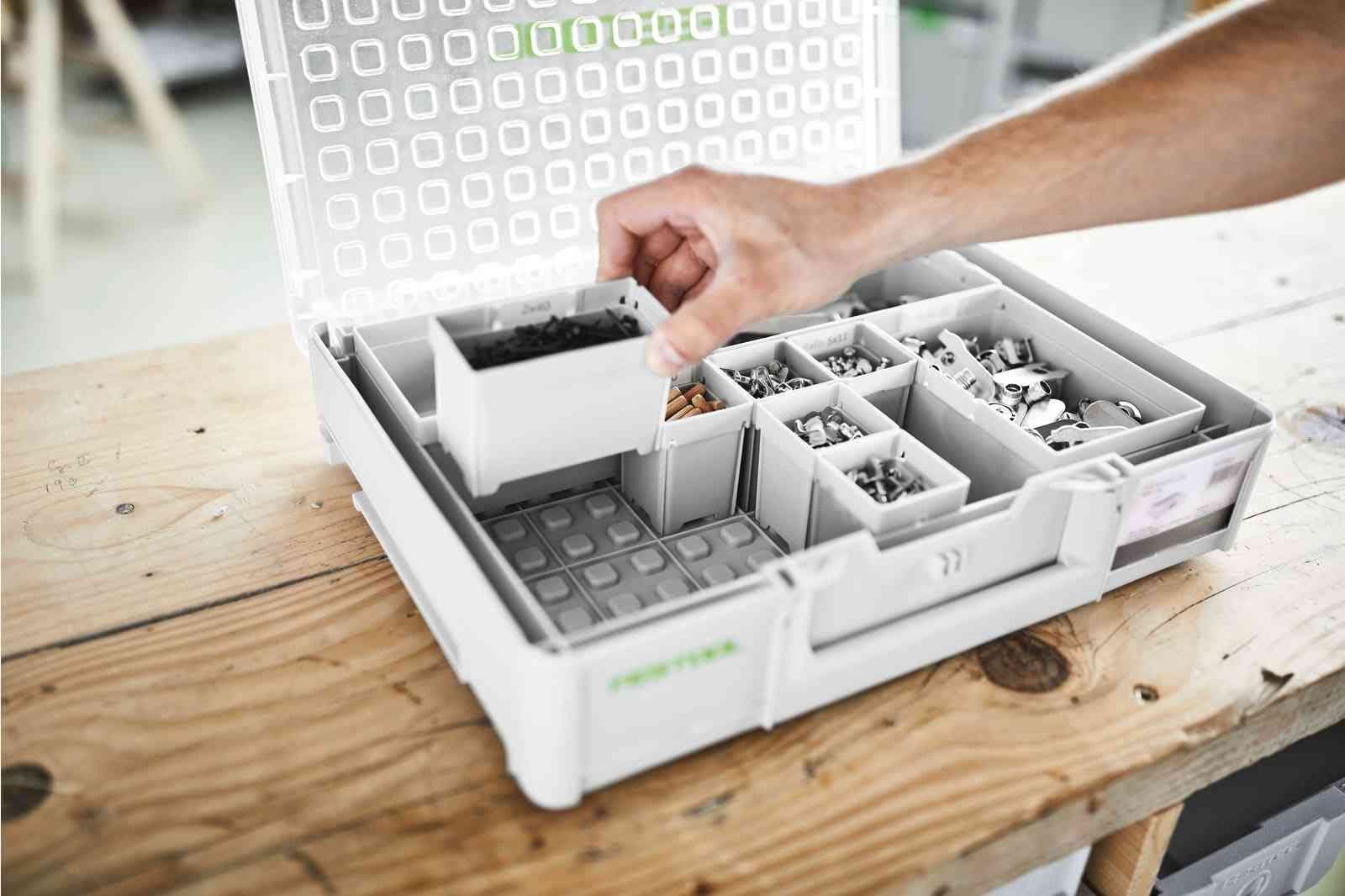 Festool 204853 Systainer3 Organizer M 89 with 22 Containers – Tool Nut