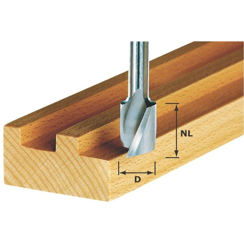 Festool 490944 Spiral Router Bit, Hss 6X16mm