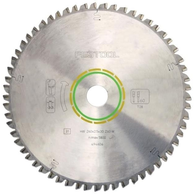 Festool 495388 Universal General Purpose Blade For The Kapex Miter Saw - 60 Tooth