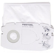 Festool 498410 Cloth Replacement Filter Bags For CT Mini Dust Extractor, 5-pack