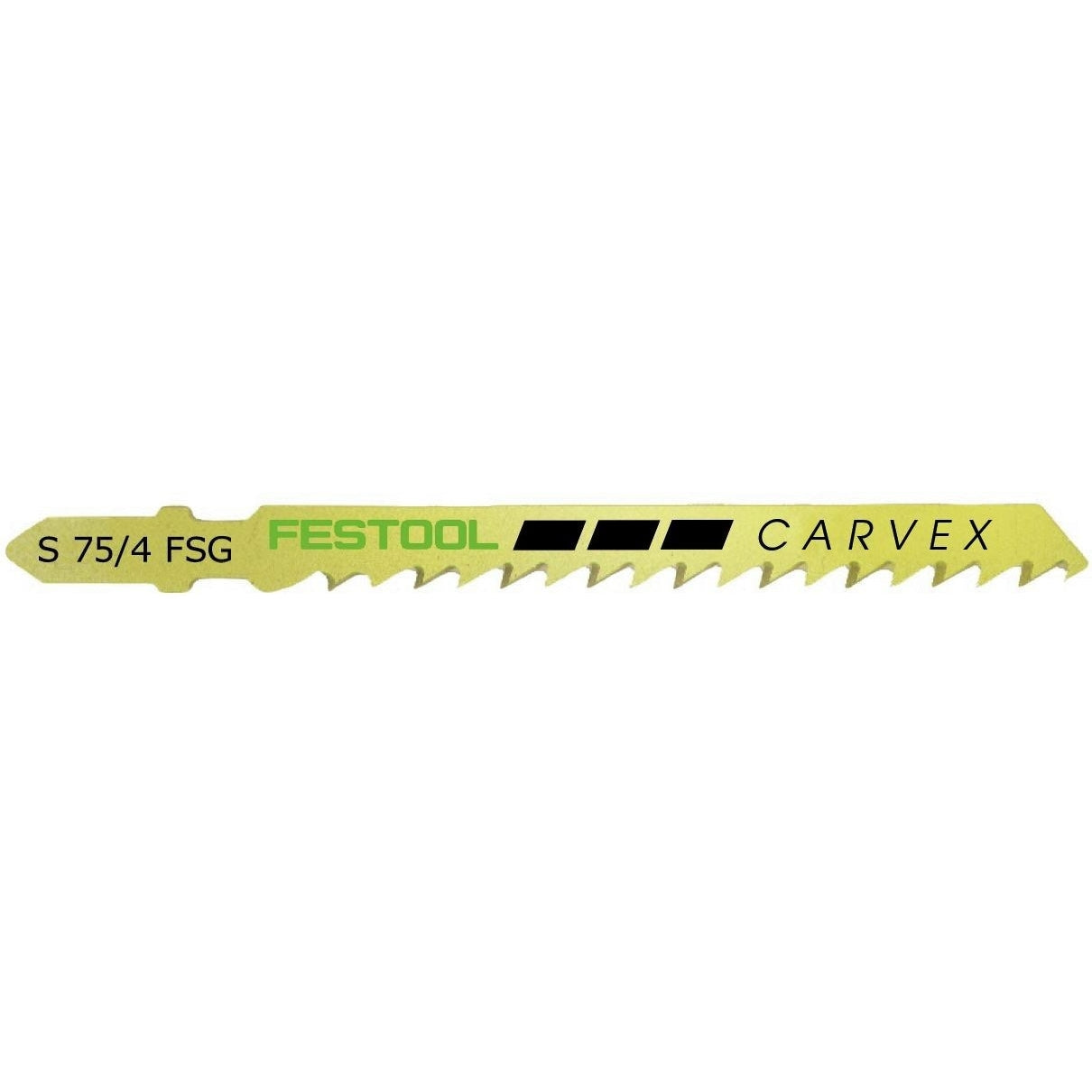 Festool 204316 S75/4FSG, 3 Inch, 6 TPI Jigsaw Blades, 5-pack