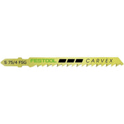 Festool 204317 S75/4FSG, 3 Inch, 6 TPI Jigsaw Blades, 20-pack