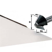 Festool 499799 45-Degree Chamfer Router Bit for MFK 700