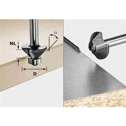 Festool 499800 Chamfer Router Bit