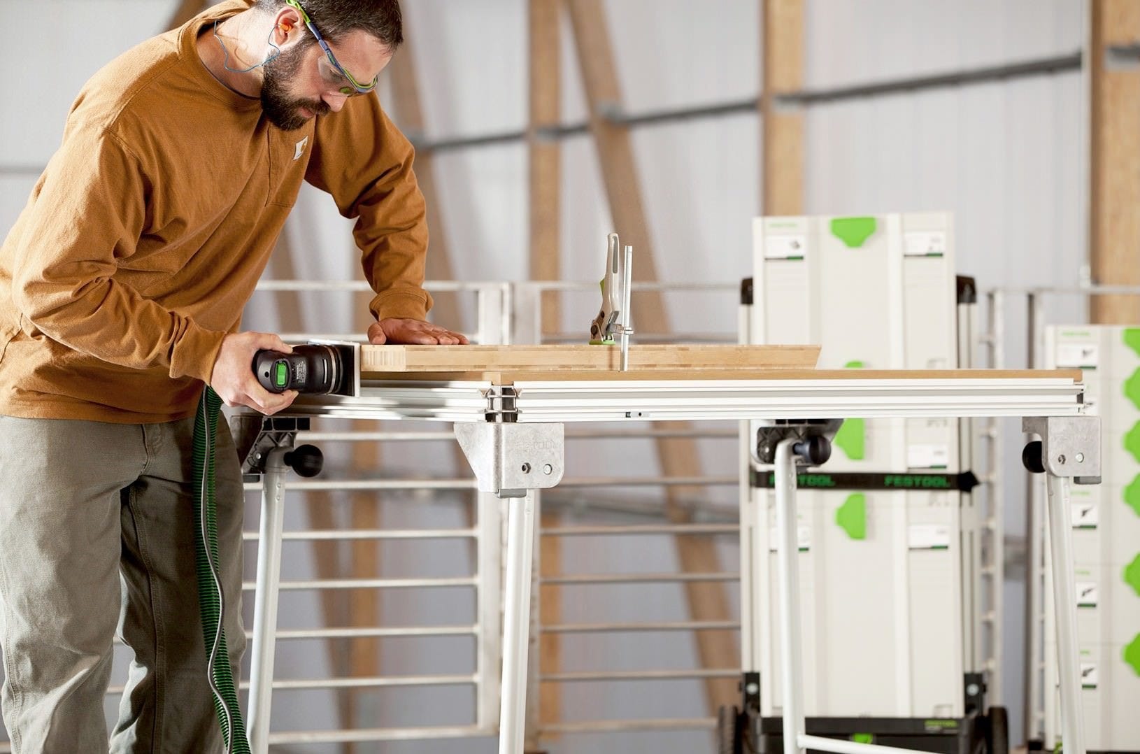 Festool RTS 400 REQ Orbital Sander Set w/ Granat Abrasive Value Set Systainer