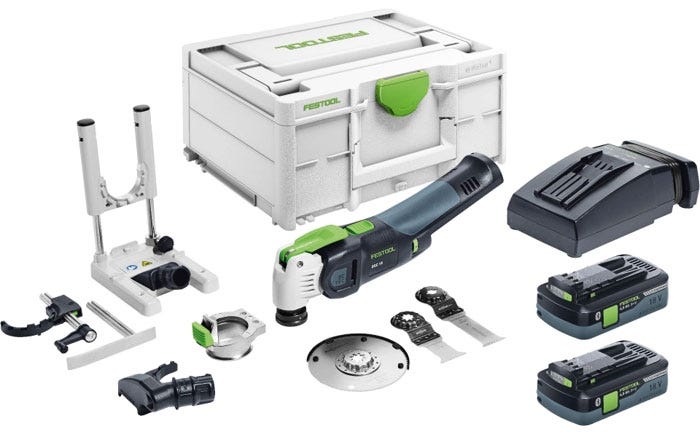Festool 576590 Vecturo OSC 18 StarlockMax Cordless Multi-Tool SET 4.0Ah Kit /w Systainer3