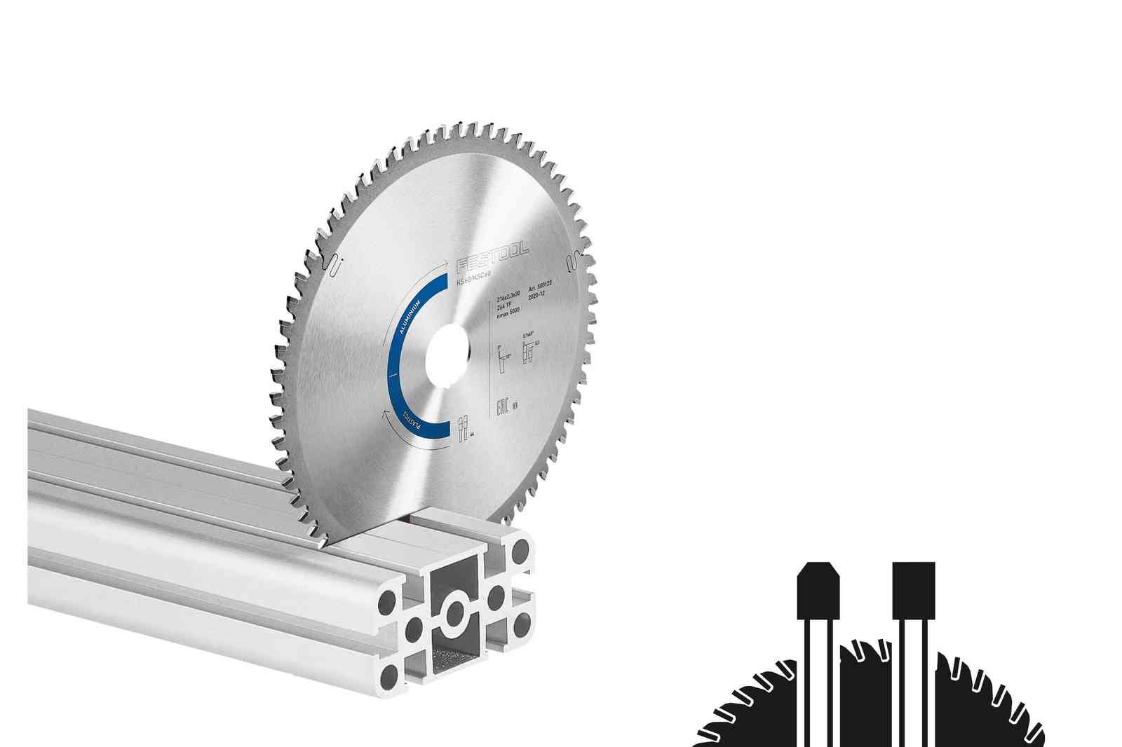 Festool 576929 64-Tooth 216mm-Diameter Metal Cutting Circular Saw Blade