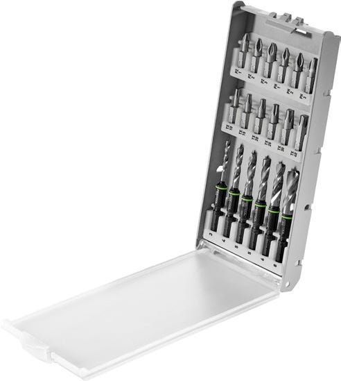 Festool TID 18 Impact Driver + T 18 Drill Driver Combo Kit with BKS SYS3 D3-8 K CE/W F 18-Piece Bit Cassette