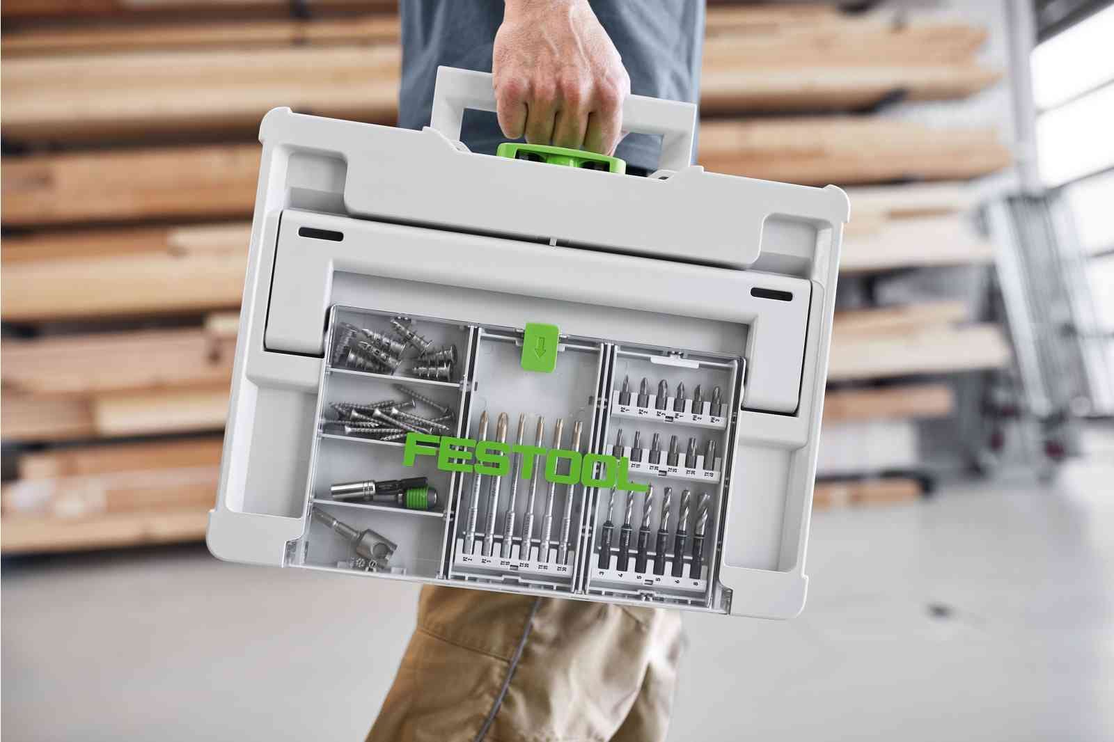 Festool 577782 6-Piece Driver Bit Cassette BKS SYS3 100mm CE F
