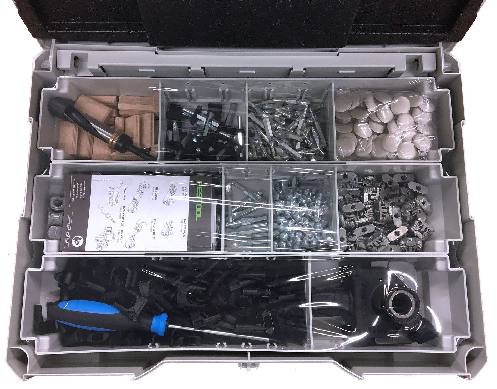 Festool 576797 Domino DF 500 Connector Assortment Systainer