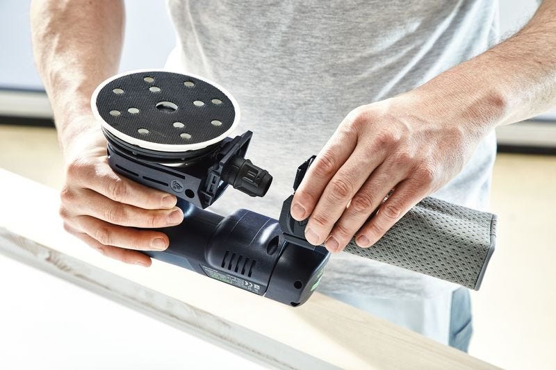 Festool 577696 ETSC 125 18V Brushless Hybrid Cordless 125mm (5") Sander Bluetooth 3.1Ah PLUS