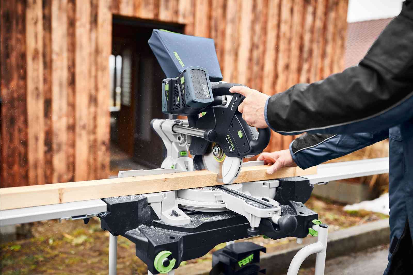 Festool 577176 Kapex KSC 60 EB Cordless Dual-18V Miter Saw 5.0 Kit