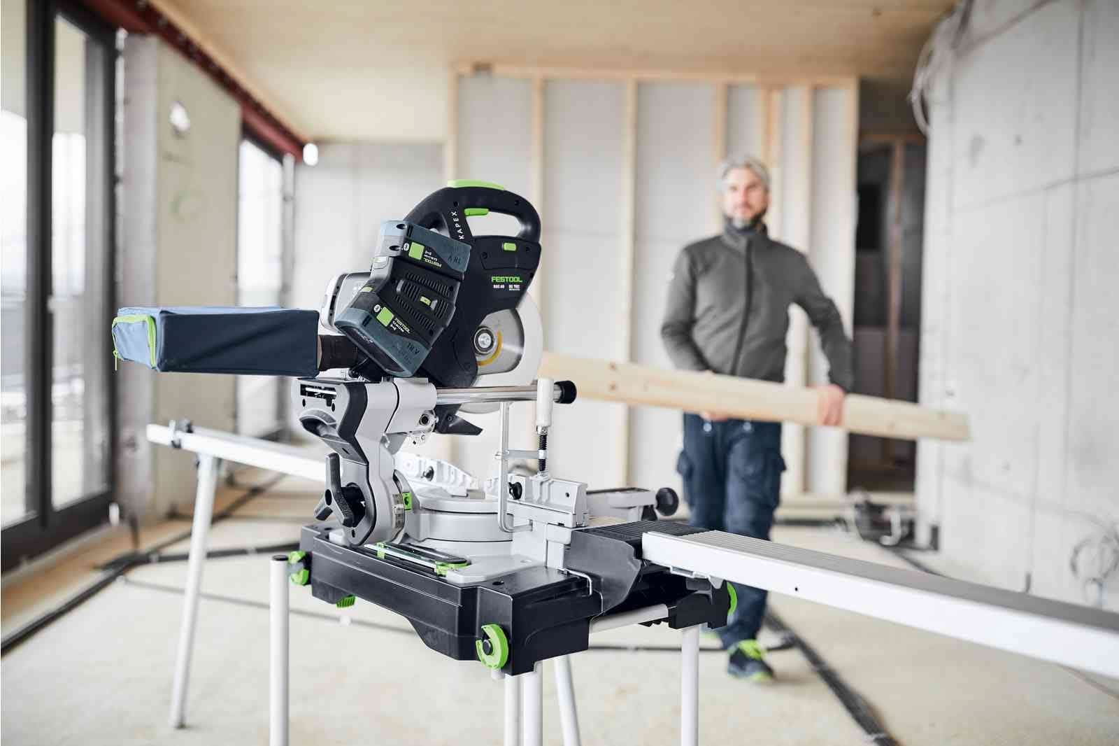 Festool 577176 Kapex KSC 60 EB Cordless Dual-18V Miter Saw 5.0 Kit