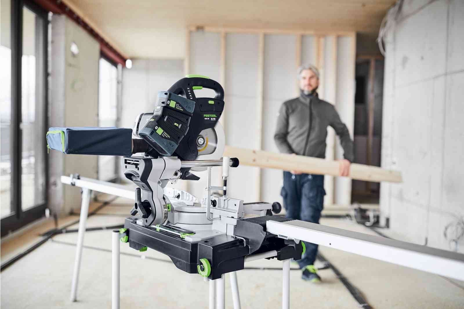 Festool 577176 Kapex KSC 60 EB Cordless Dual-18V Miter Saw 5.0 Kit