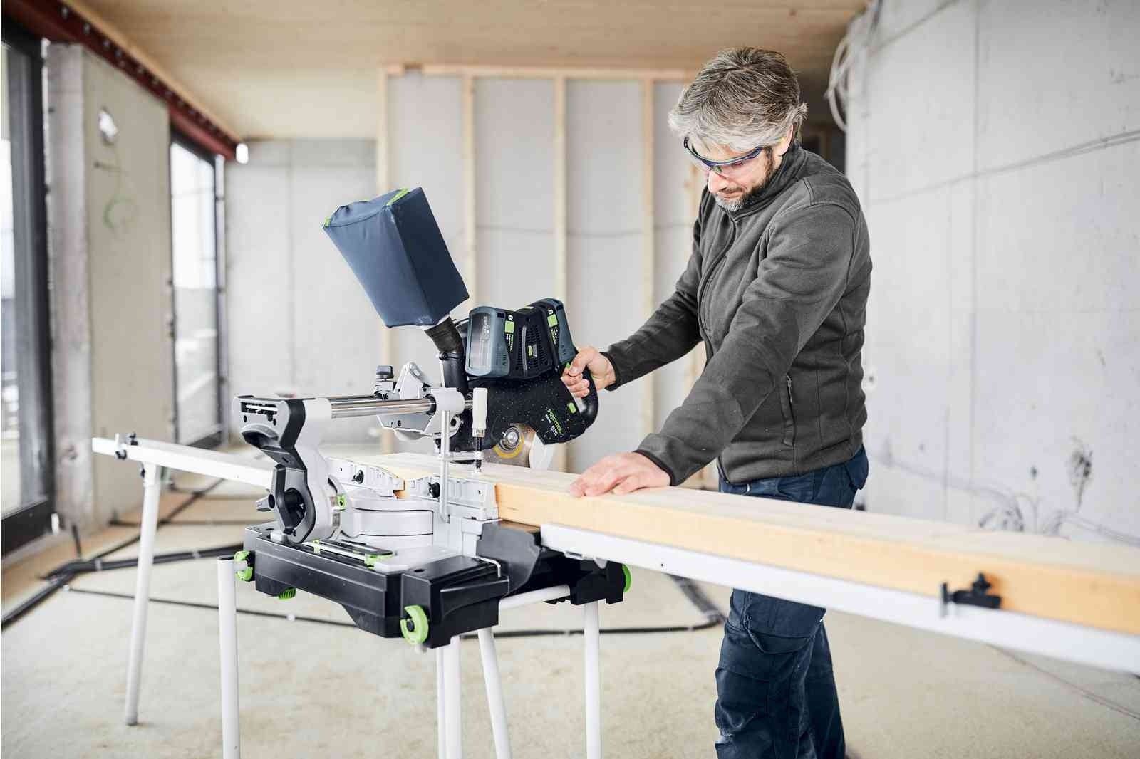 Festool 577176 Kapex KSC 60 EB Cordless Dual-18V Miter Saw 5.0 Kit
