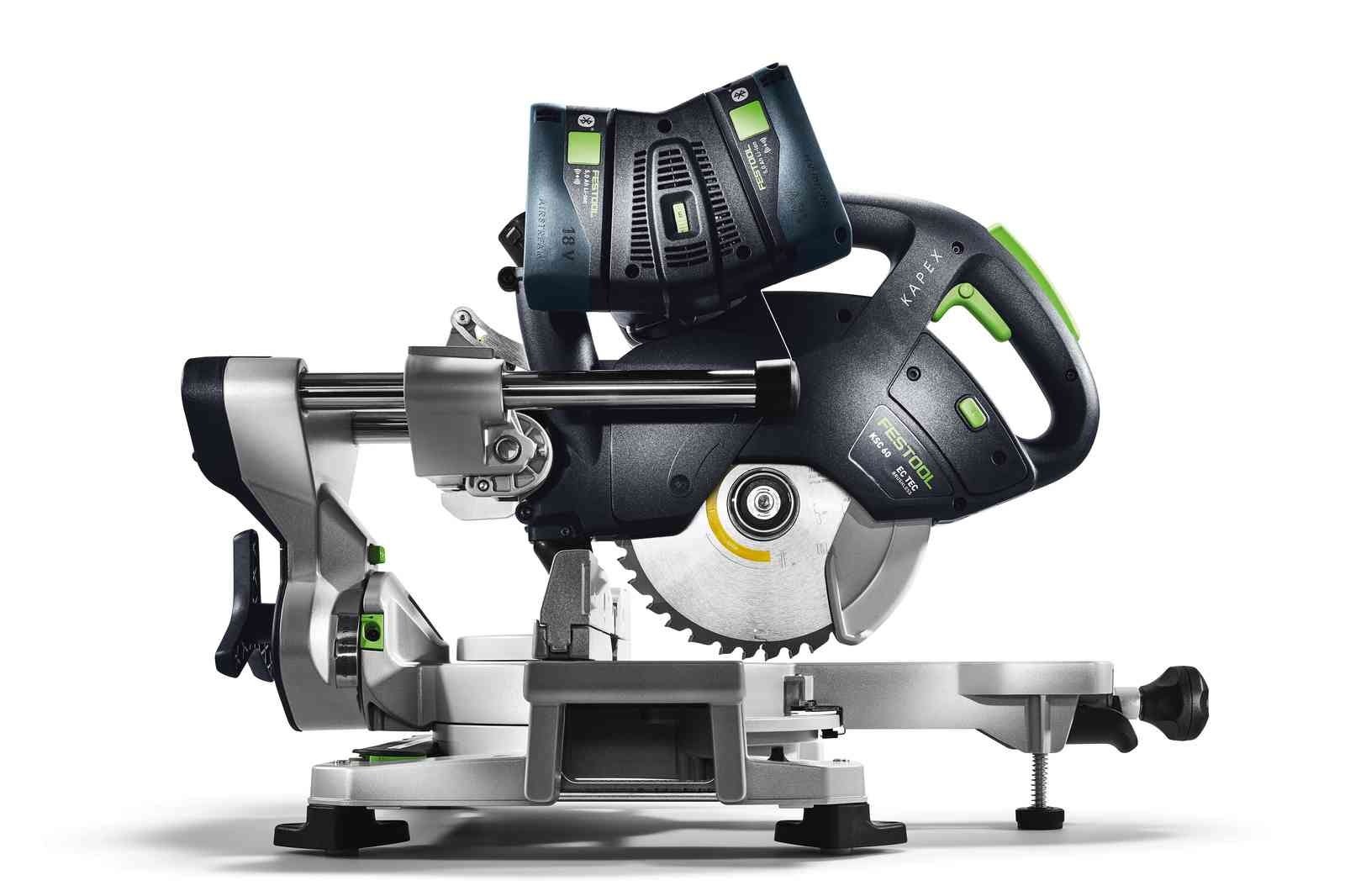 Festool 577176 Kapex KSC 60 EB Cordless Dual-18V Miter Saw 5.0 Kit