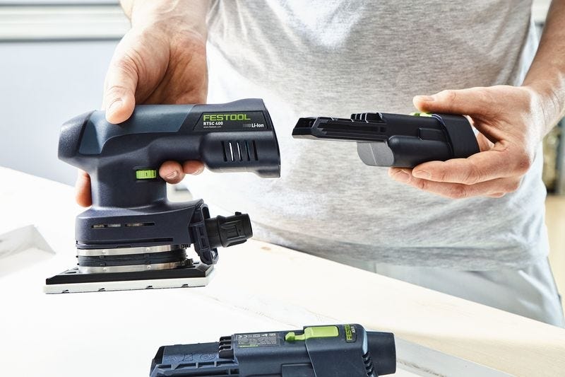 Festool 577688 RTSC 400 18V Brushless Hybrid Cordless Sander Bluetooth 3.1Ah PLUS
