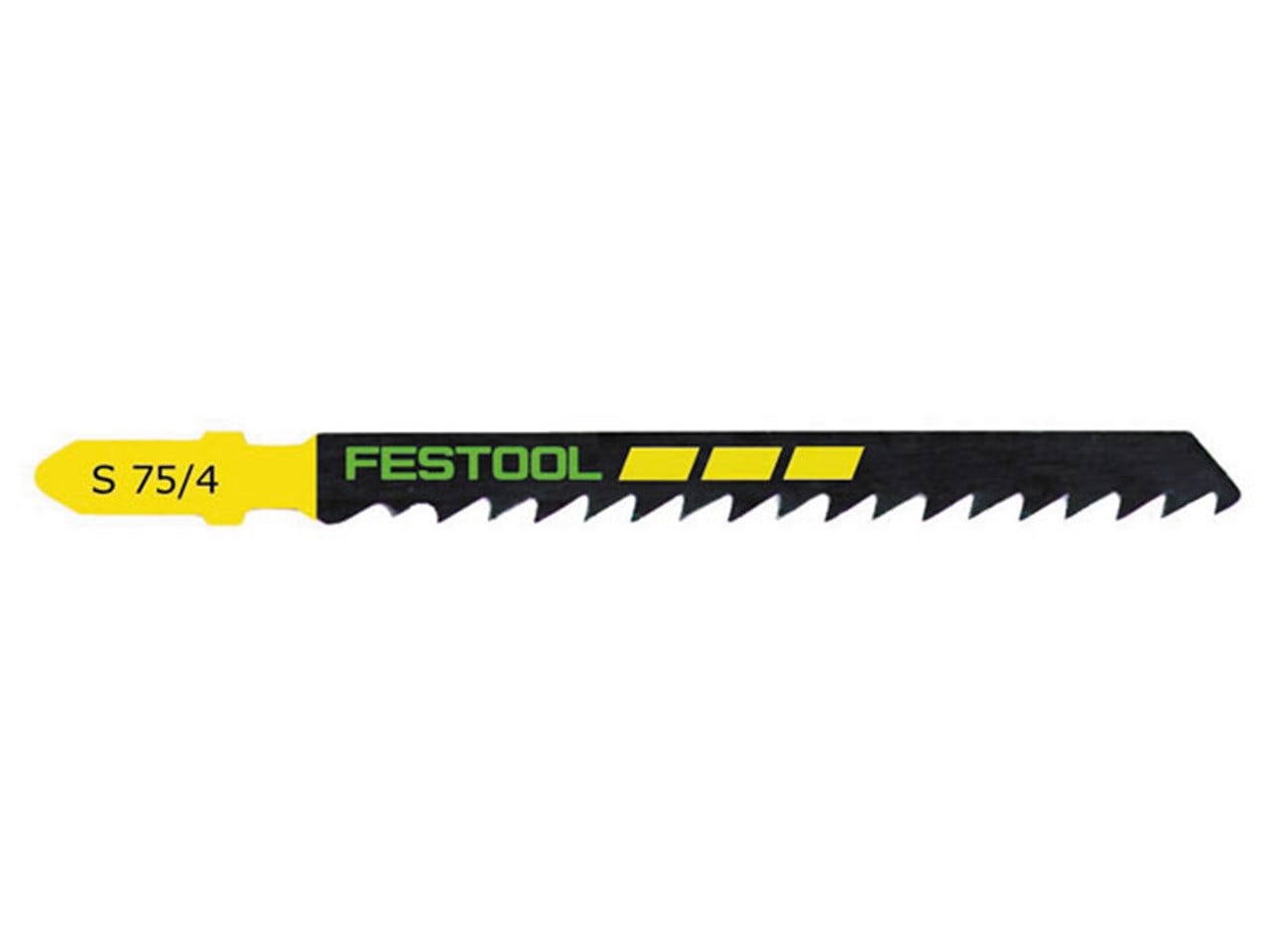 Festool 204306 S 75/4 Clean-Cut Jigsaw Blades, 3 Inch, 6 TPI, 25-Pack