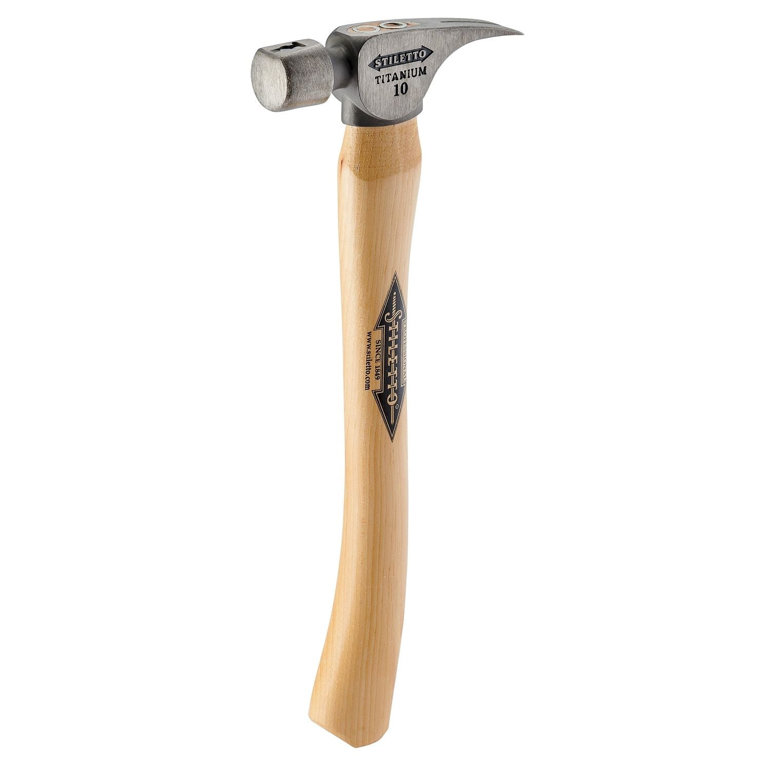 Stiletto FH10C 10oz Smooth/Curved Hickory Hammer