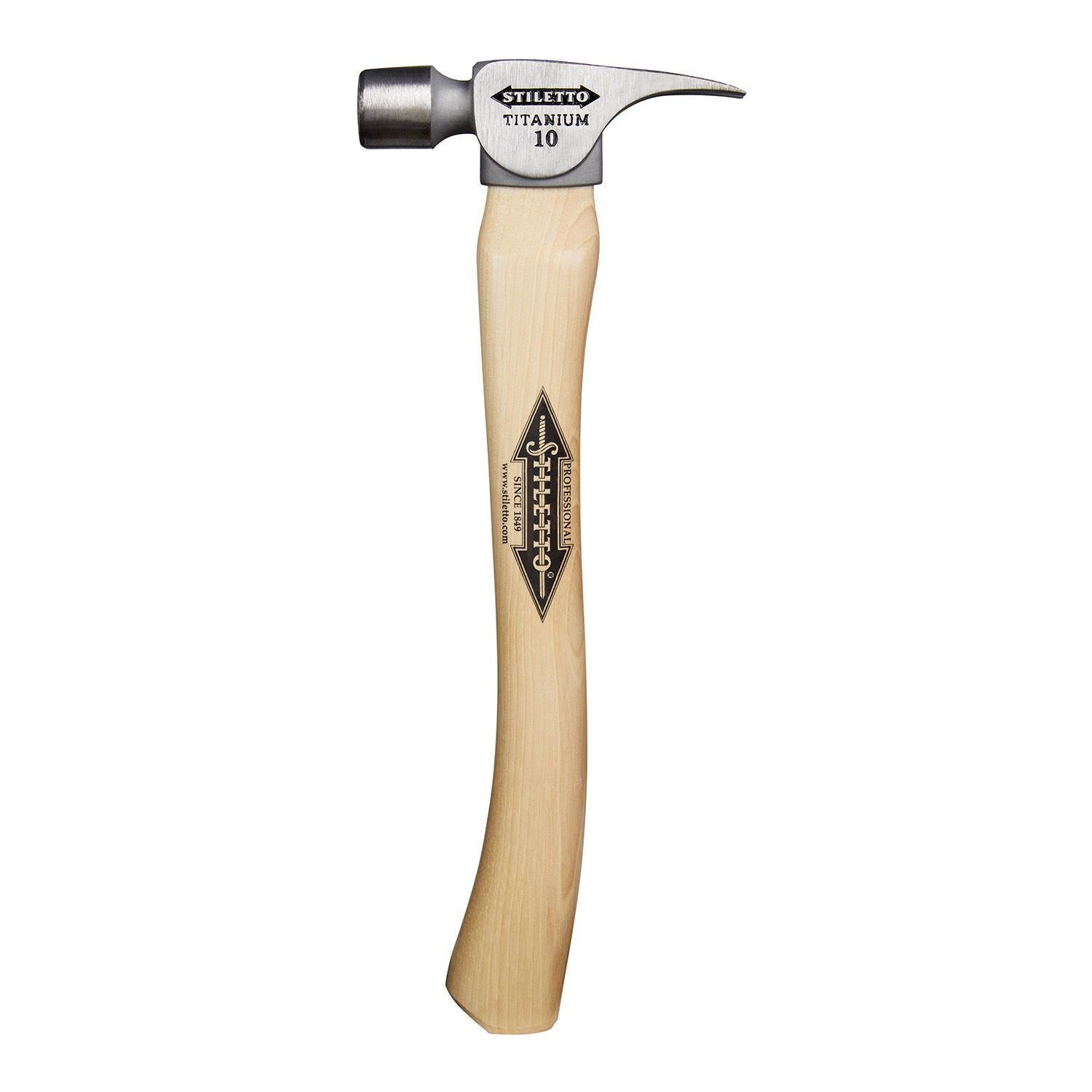 Stiletto FH10C 10oz Smooth/Curved Hickory Hammer