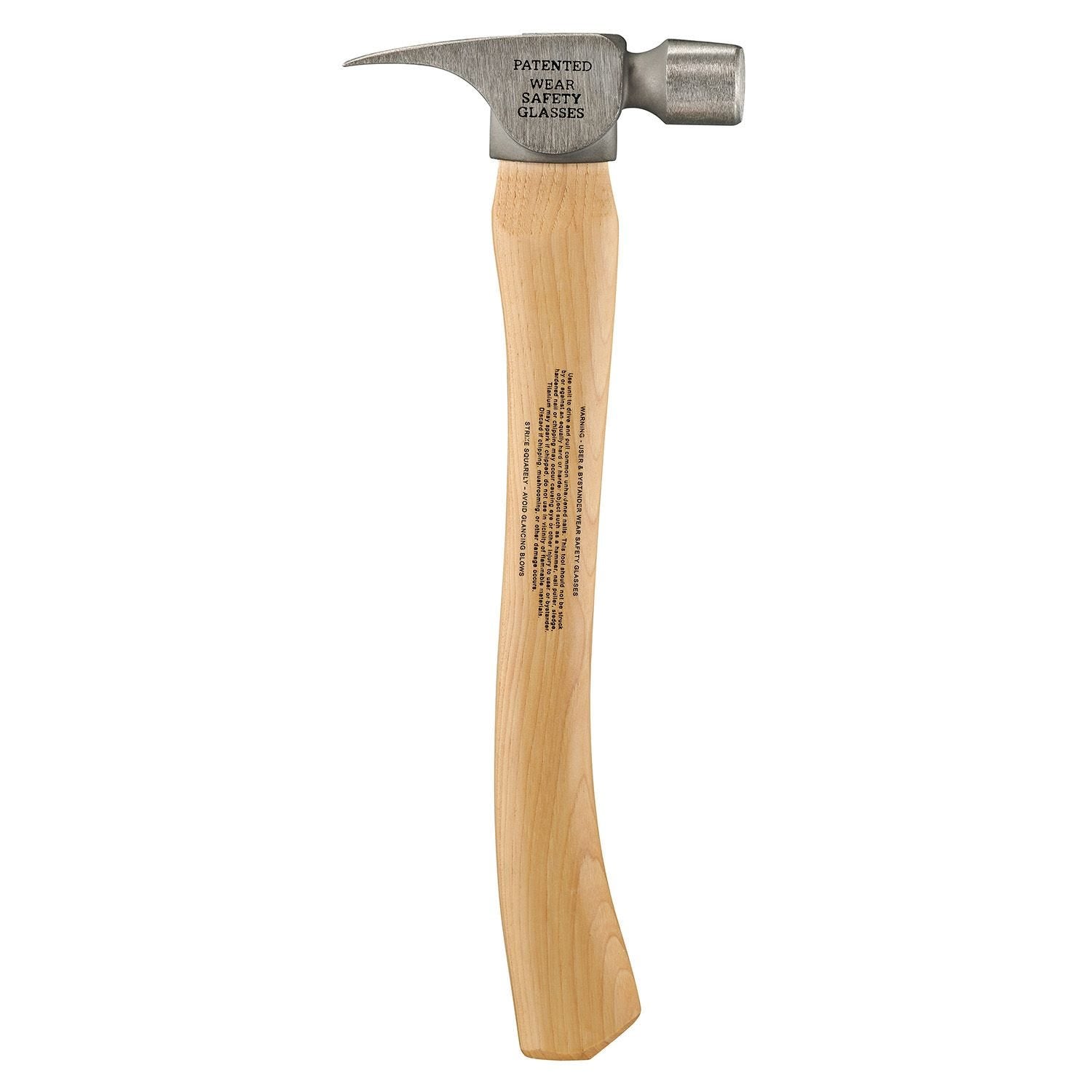 Stiletto FH10C 10oz Smooth/Curved Hickory Hammer