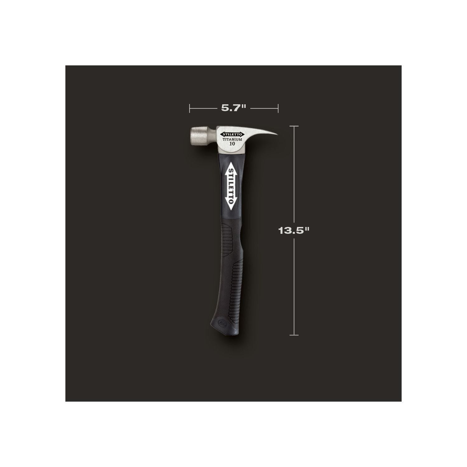 Stiletto FH10C 10oz Smooth/Curved Hickory Hammer