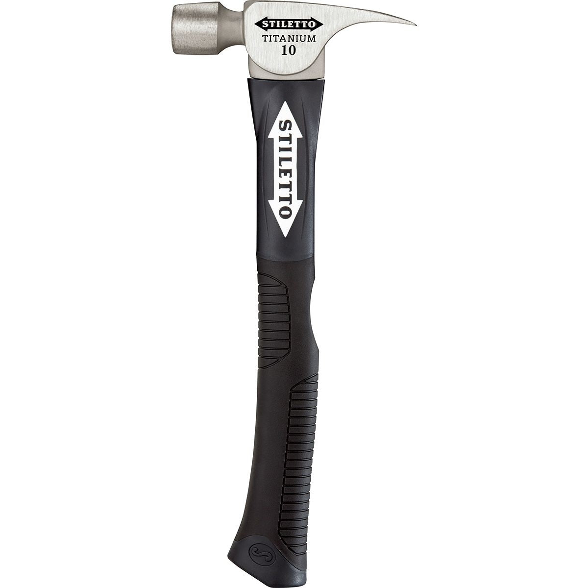 Stiletto FH10C-F 10 oz Titanium Smooth Face Hammer with 14.5-in. Hybrid Fiberglass Handle