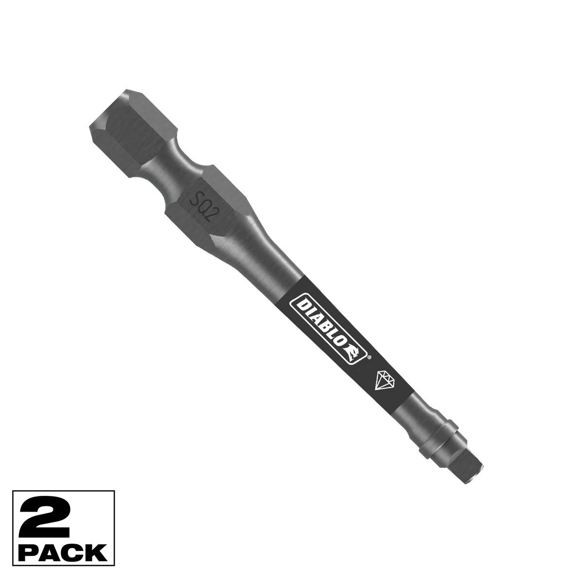 Diablo 2 in. Demon Square #2 Drive Bit (DSDSQ22P2)